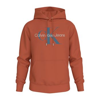 Calvin Klein Jeans. Sudadera con capucha y logo Marrón J30J320805-GAM