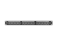 patch panel lanberg 24 puertos 1u 19 cat6 sftp negro