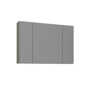 Mueble De Baño Con Espejo  - 97 X 16 X 66 Cm - Verde Mate