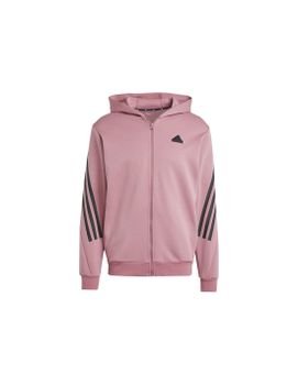 Chaqueta adidas Future Icons 3 Bandas Full-Zip Hoodie Hombre Rosa