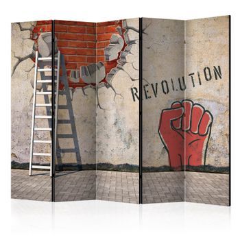 Biombo - The Invisible Hand Of The Revolution Ii (225x172 Cm)