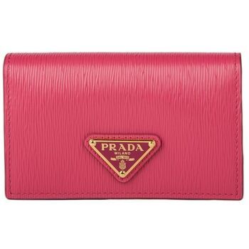Prada Cartera Saffiano Leather Card Holder para mujer