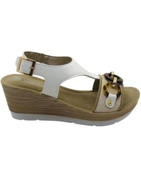 de INBLU SANDALIA MUJER CUNA EL000032 BLANCO