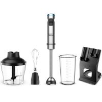 batidora de mano grunkel bm-1500set 1500w 4 cuchillas turbo vaso 800ml accesorios