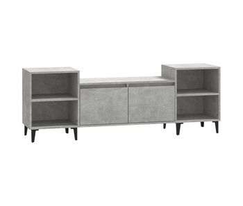 Mueble para tv madera contrachapada gris hormigón 160x35x55 cm
