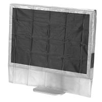 funda antipolvo para pantalla plana de pc hama transparente