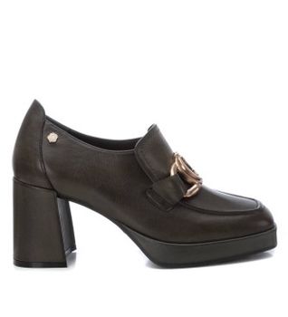 Carmela para mujer. 16184902-KAKI Mocasines de Piel 161849 verde (36), 5 a 8cm, Ninguno, Casual