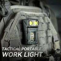 linterna led de angulo ajustable multifuncional mini luz de trabajo para exteriores iman portatil luz de camping recargable por usb