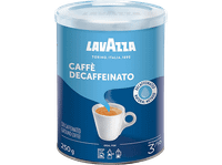cafe molido - lavazza dek cafe en lata con sabor suave y descafeinado de 250g