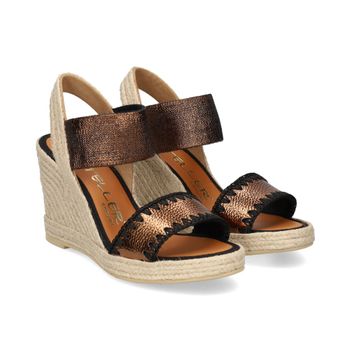 Casteller Sandalias Cuña Mujer - Marrón Talla 37