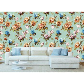 Fotomural Vinilo Tulipanes Franceses Calidos 350 X 250 Cm