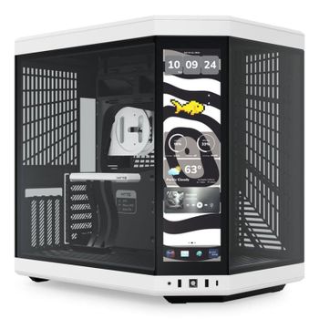 Caja HYTE Y70 Touch Infinite Negro/Blanco Display IPS 14.9