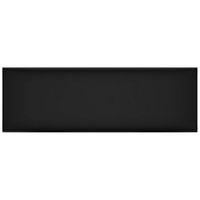 cabecero de pared 12 uds 90 x 30 cm negro tela vidaxl