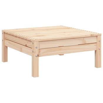 Taburete De Jardín | Otomana De Jardín | Reposapiés De Jardín Madera Maciza De Pino