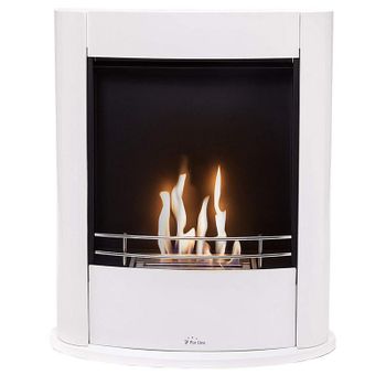 Purline Tantalo Biochimenea de Suelo 2.5kW Blanco