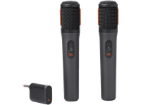 microfono - jbl partybox digital inalambrico pack 2 microfonos compatibles con todos partybox jbl 20 h duracion hasta 30m distancia negro