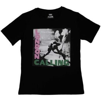 The Clash Camiseta manga larga London Calling para mujer