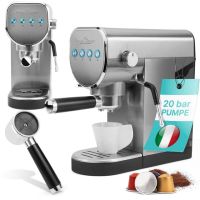 cafetera espresso proficook pc-es-ka 1265 1l 20 bares con vaporizador y capsulas