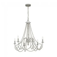 lampara de arana maryville 6 luces