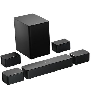 Ultimea Poseidon D70 Barra de Sonido 7.1, con Subwoofer Inalámbrico y 4 Altavoces Envolventes