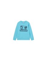 sudadera champion graphic shop nino azul