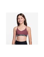 sujetador deportivo de fitness nike pro indy nina rojo