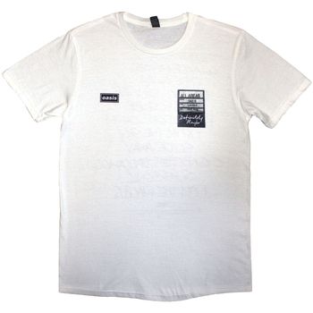 Oasis Camiseta manga larga Definitely Maybe AAA Setlist para mujer