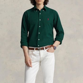 Polo Ralph Lauren Custom-Fit Garment-Dyed Cotton Oxford Shirt - XXL