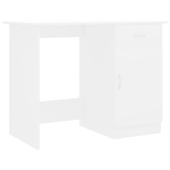 Mesa De Escritorio | | Escritorio De Despacho | Escritorio De Madera Contrachapada Blanco 100x50x76 Cm