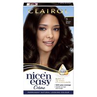 clairol nicen easy creme hair dye 3 brown black