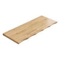 tablero - encimera de bano - madera maciza - madera natural 120x485x38cm