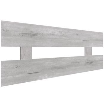 Dhome Cabecero Artico 110cm Horizontal Estilo Valla Madera Reciclada Dm Herrajes Incluidos (110cm Horizontal Valla, Artico)