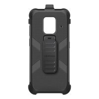 funda para movil ulefone armor cover negra con pinza para cinturon para armor 14