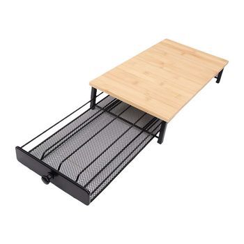 Soporte Cajón Compatible Con Oasiswj Para Cápsulas De Café, Almacenamiento De 40 Cápsulas Nespresso, Base Para Máquina De Café, Diseño Moderno En Negro