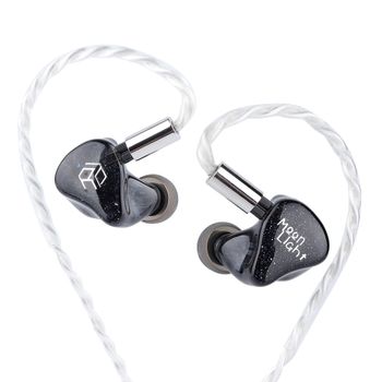 Yanyin Moonlight nueva versión 2EST + 4BA + 1 controlador dinámico híbrido 2 pines 0,78mm HiFi Audiophile IEM con diseño ergonómico