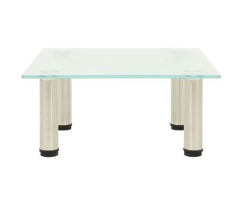 Mueble tv - mesa de tv de vidrio templado esmerilado 40x35x17 cm