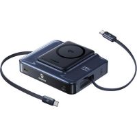 estacion de carga baseus nomos nh21 6 puertos 245w usb-c power delivery