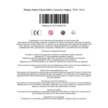 Figura Idéfix Con Poción Mágica Astérix Y Obélix 6 Cms