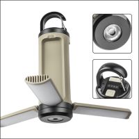linterna de camping portatil ly23 6 modos de brillo ajustable colgante plegable 1200mah luz de emergencia al aire libre