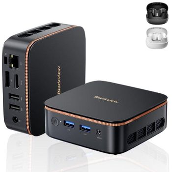 Blackview MP20 Mini PC AMD Ryzen 3 3300U 8 GB+256 GB SSD Windows 11 Pro Negro