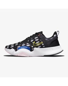 de NIKE ZAPATILLAS SUPERREP GO 2 PRINT AMARILLO CZ0604-074 NEGRO