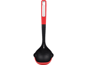 Utensilio - Bergner Cuchara de sopa Mars, Nylon, Rojo