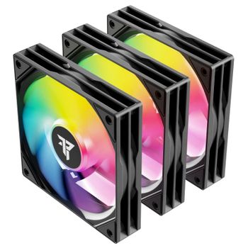 Tempest Fan 120mm ARGB PWM Pack 3 con Controladora Negro