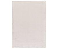 alfombra lisa lavable color blanco coraline 80x150 cm - atticgo