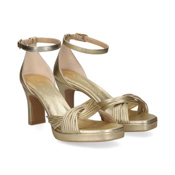 Unisa Sandalias Con Plataforma Mujer - Plata Talla 39
