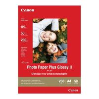canon pp-201 glossy photo paper plus ii 260g 6 x 4 50 sheets