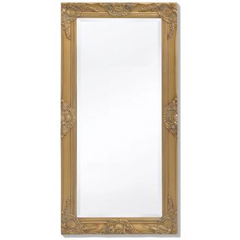 Vidaxl Espejo De Pared Estilo Barroco 100x50 Cm Dorado