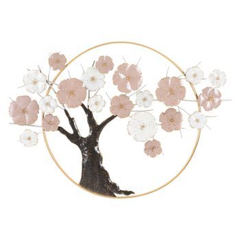 Panel Decorativo 3d En Metal Multicolor Cm 101x6x72