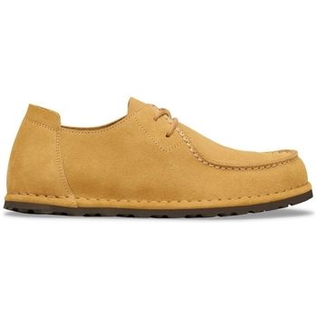 BIRKENSTOCK Mocasines Utti Lace Suede Leather Narrow - Cork Brown para mujer