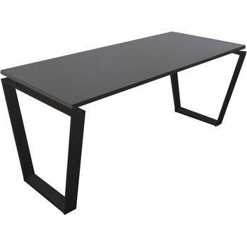Mesa Marco Pirámide Invertida. 180x80 Cm. Gris.